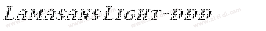 Lamasans Light字体转换